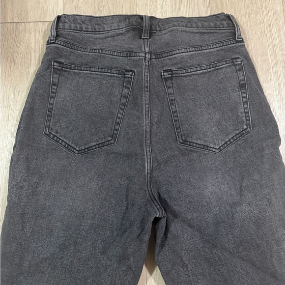 Abercrombie & Fitch Curve Love Ultra High Rise Ankle Straight Size 31/12 - Picture 4 of 7